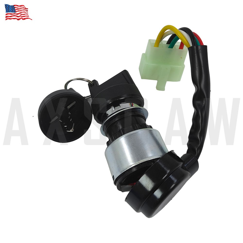 50-250cc 5 Wire 5 Pin Ignition Key Switch Repl US
