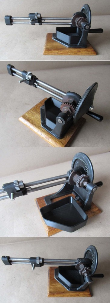 OLD ALUMINIUM TABLE PENCIL SHARPENER OMES / ca 1930s