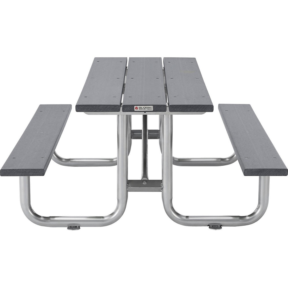 Global Industrial Outdoor 8' Rectangular Picnic Table Recycled Plastic with