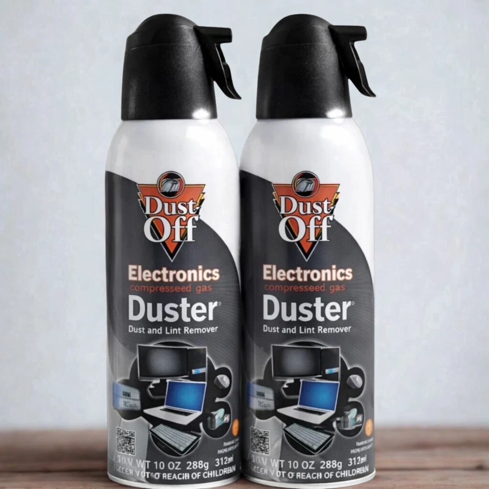 Falcon Dust-Off Electronics Compressed Gas Duster, 10oz - 4 Pack