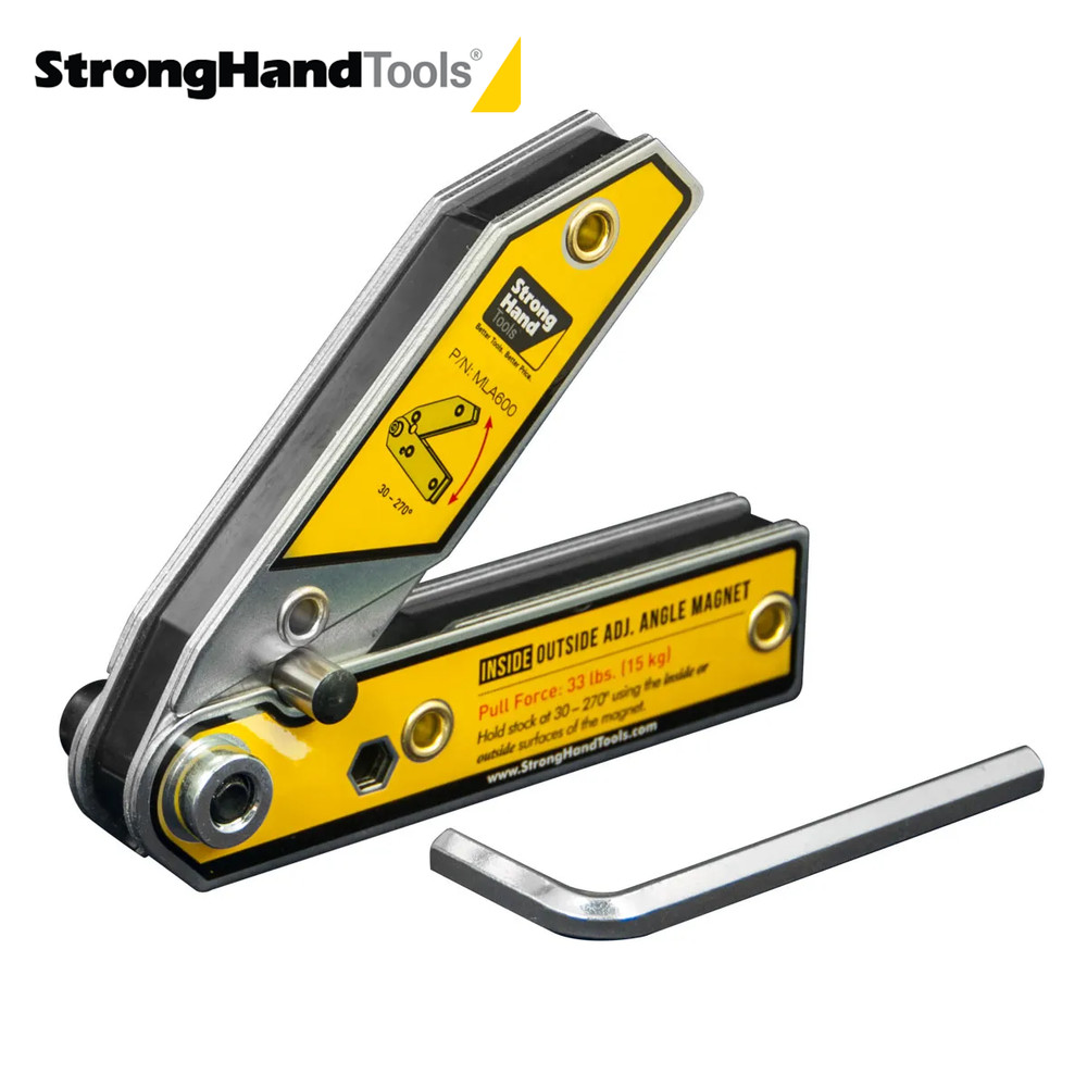 Strong Hand Tools MLA600 6" Inside Outside Adjustable Angle Magnets 30 ~ 270º