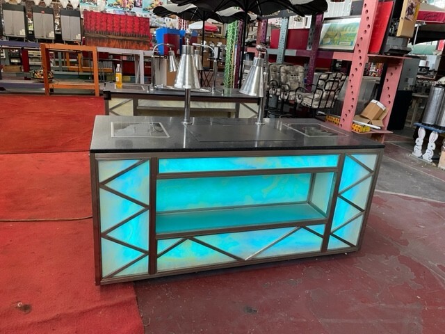 Elegant Buffet Tables with Cook Tops