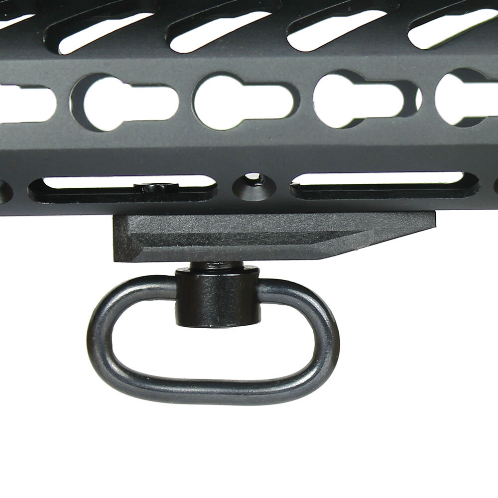 Tactical QD KEYMOD Sling Swivel Mount / Rail Section - Push Button QR