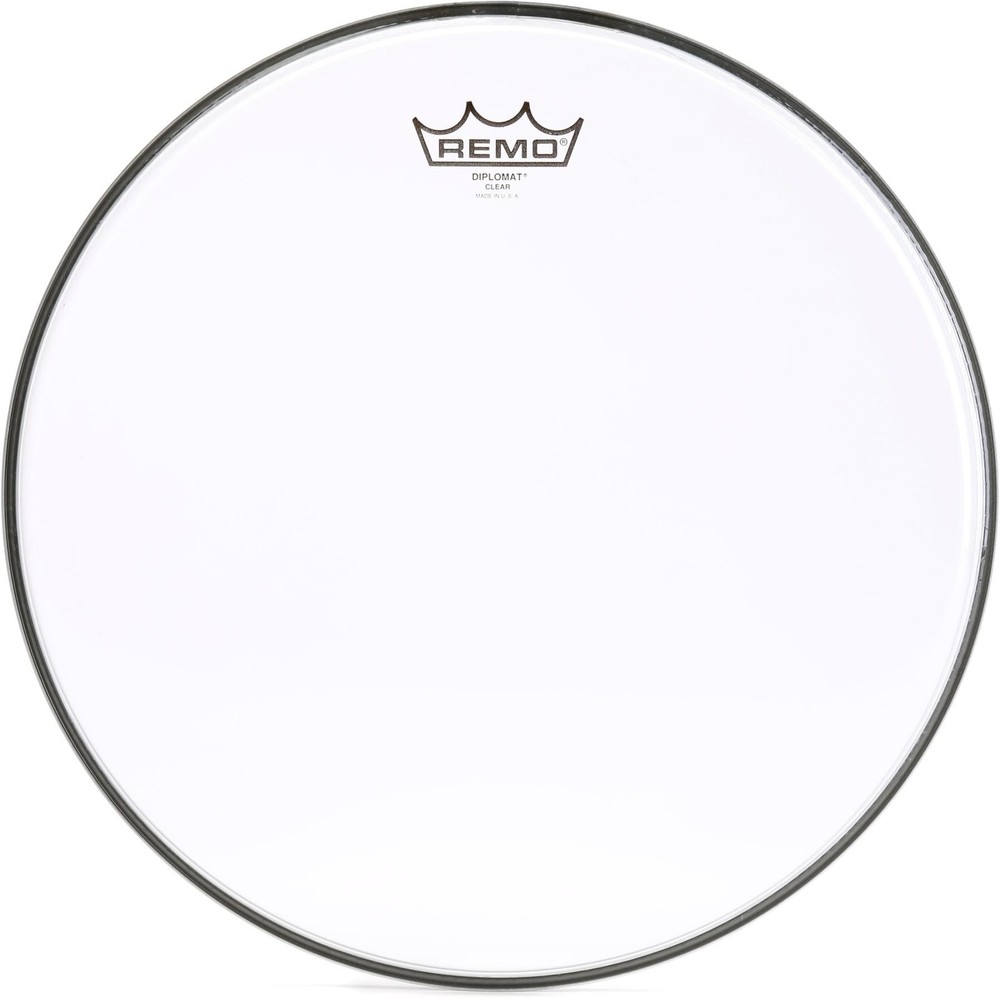 Remo Diplomat Clear Drumhead - 14 inch (2-pack) Bundle