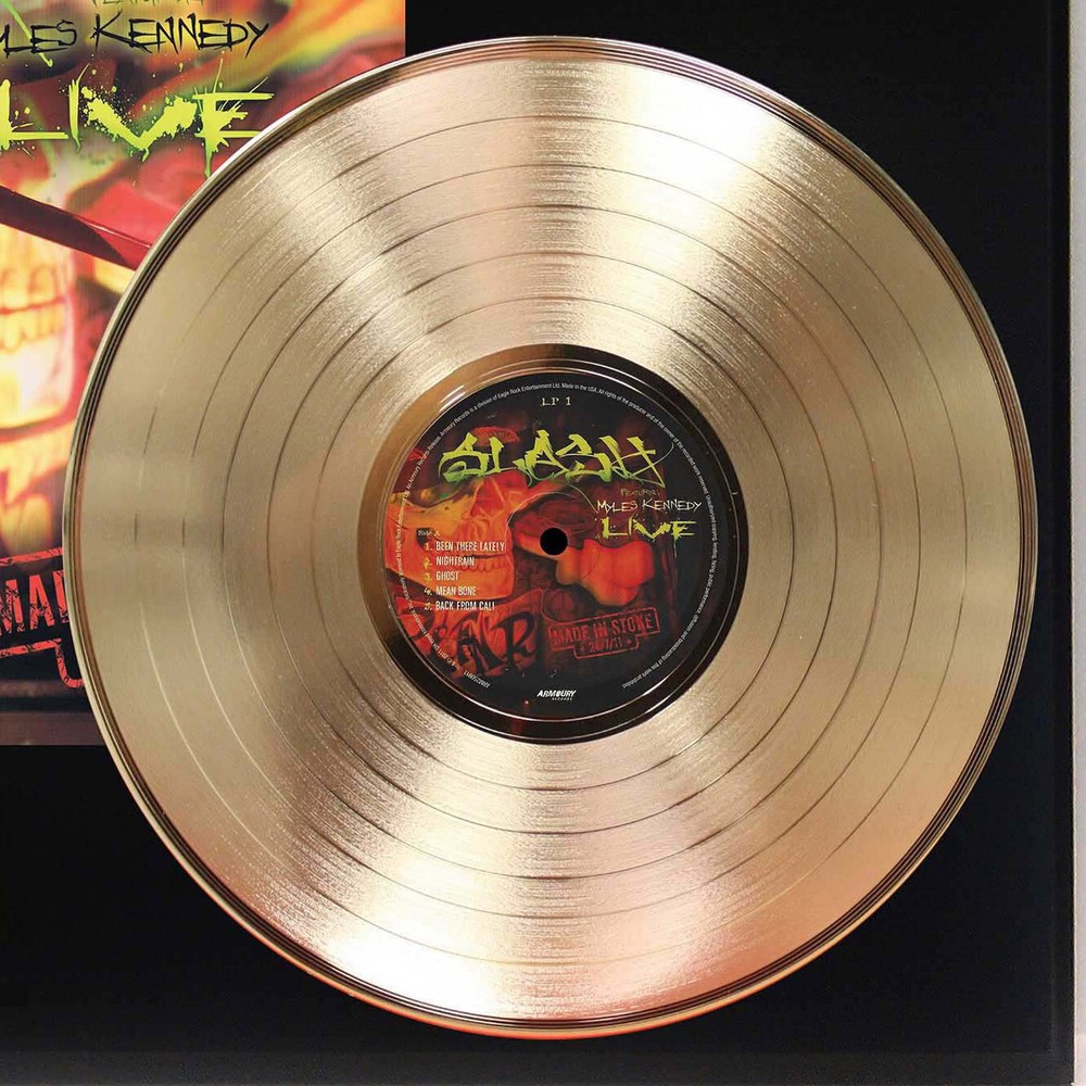 Slash LP Record Signature Display