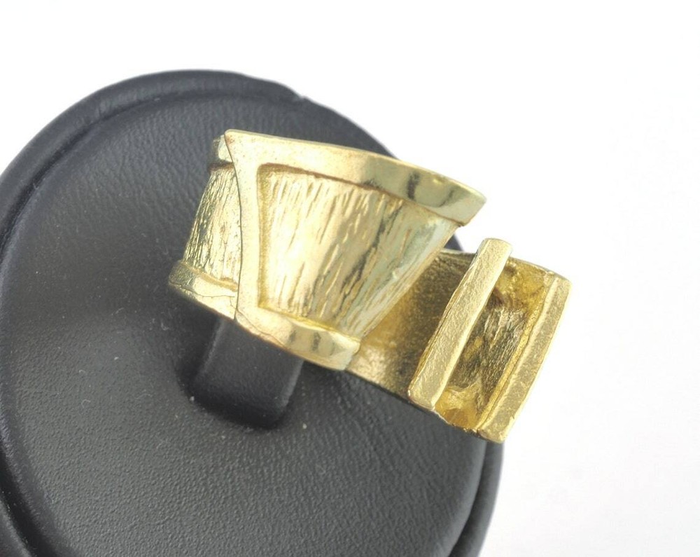 Adjustable Ring Raw Brass (18.5mm 8.5US inner size) 3267 ring28