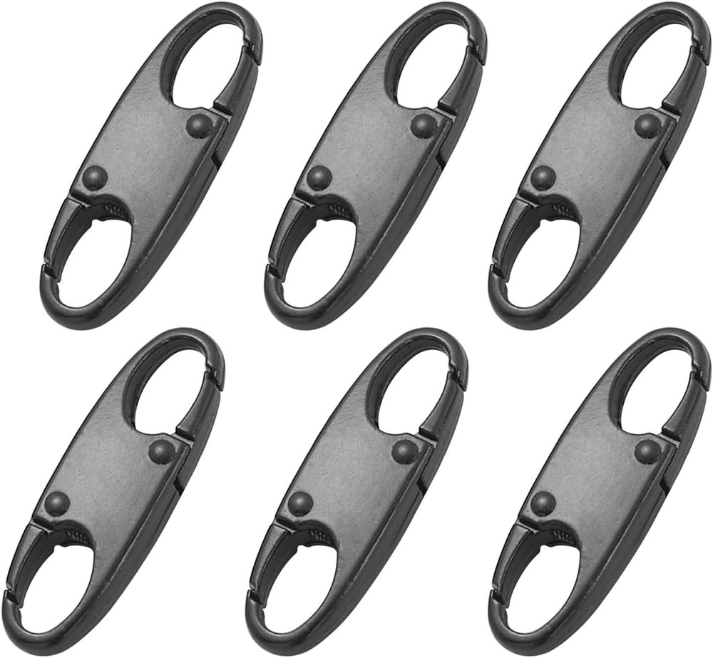 10pc Random Small Carabiner Clip, Zipper Clip, ZipperPull Replacement