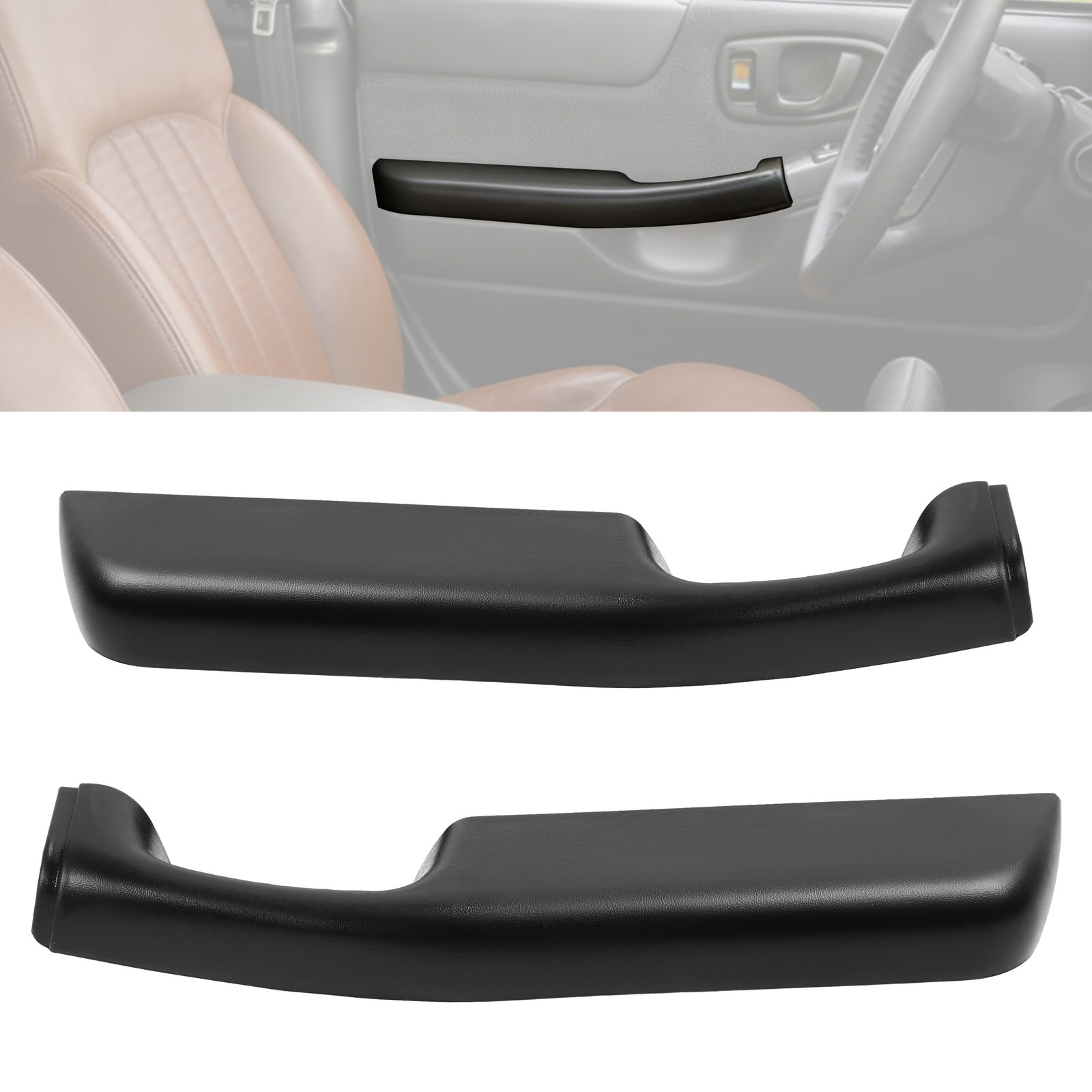For 1998-2004 Blazer S10 Jimmy Sonoma Door Panel ArmRest Door Pull Pair Graphite