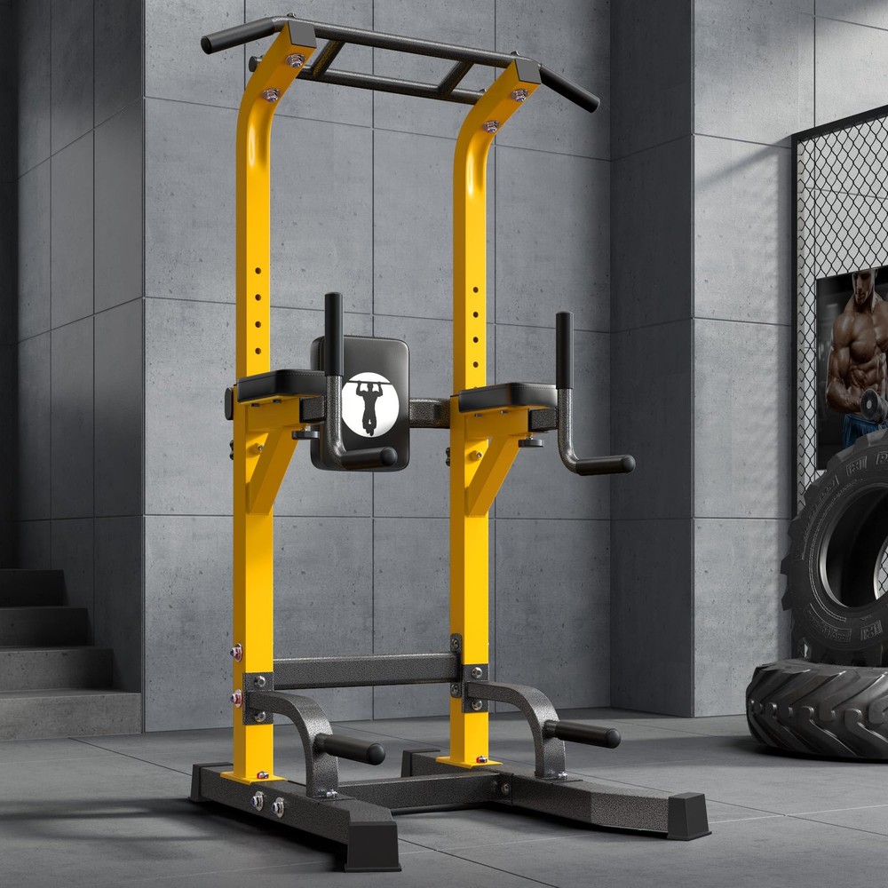 Multi-Function Power Tower Pull Up Bar Station Pull Up Dip Station for Home G...