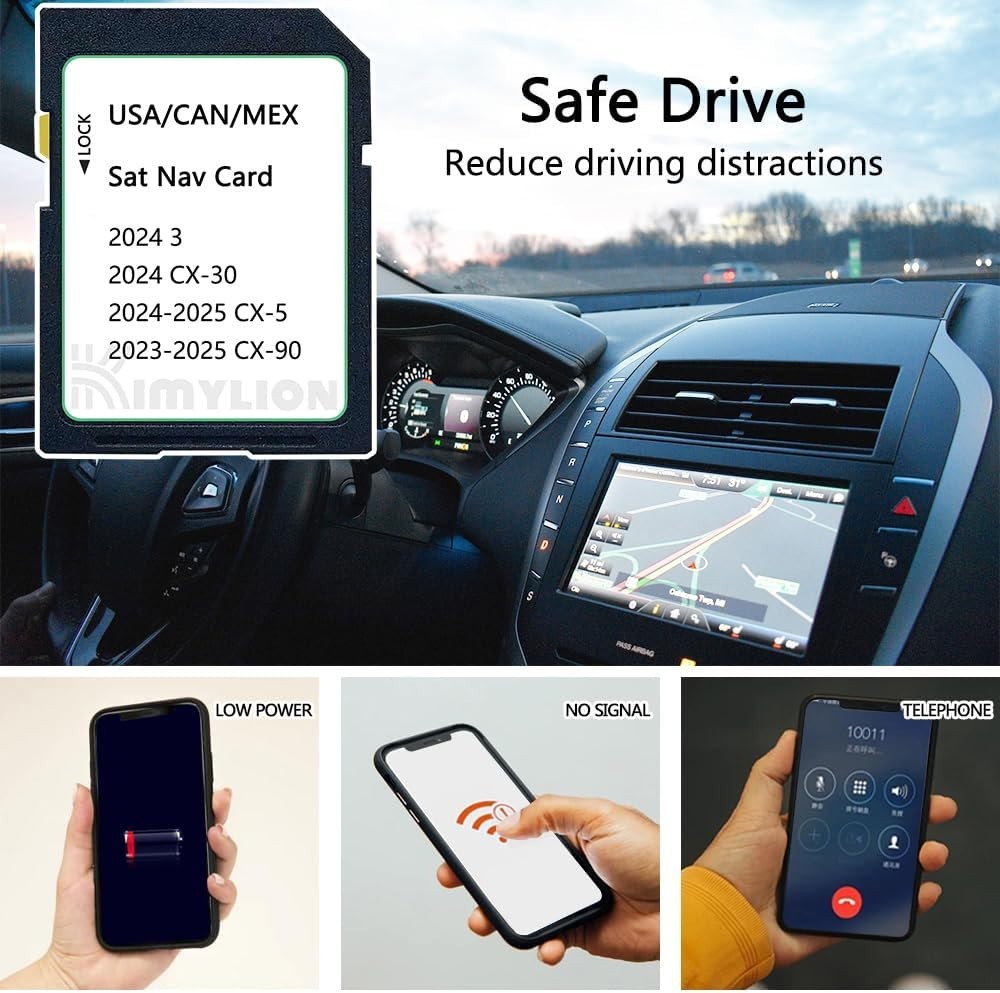 Compatible 2025 Mazda Navigation Card - Easy Installation & Reliable GPS Access