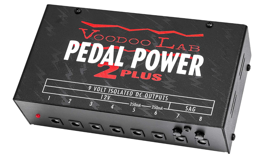 Voodoo Lab Dingbat Medium Pedalboard with Pedal Power 2 PLUS