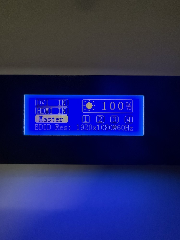 Christie E400 LED Display Control System ~ Working / Missing Knob