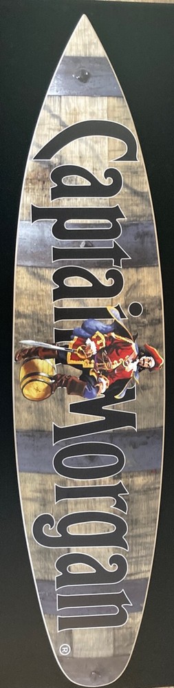 Captain Morgan Sign 4 Foot Surfboard