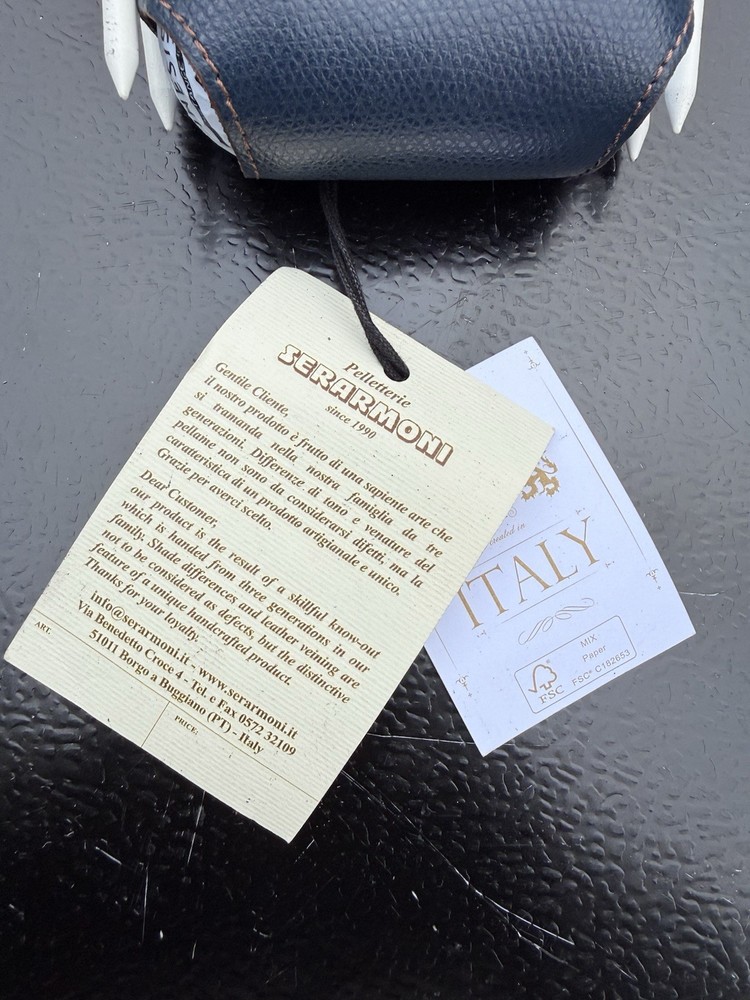 Italian leather Golf Call Holder