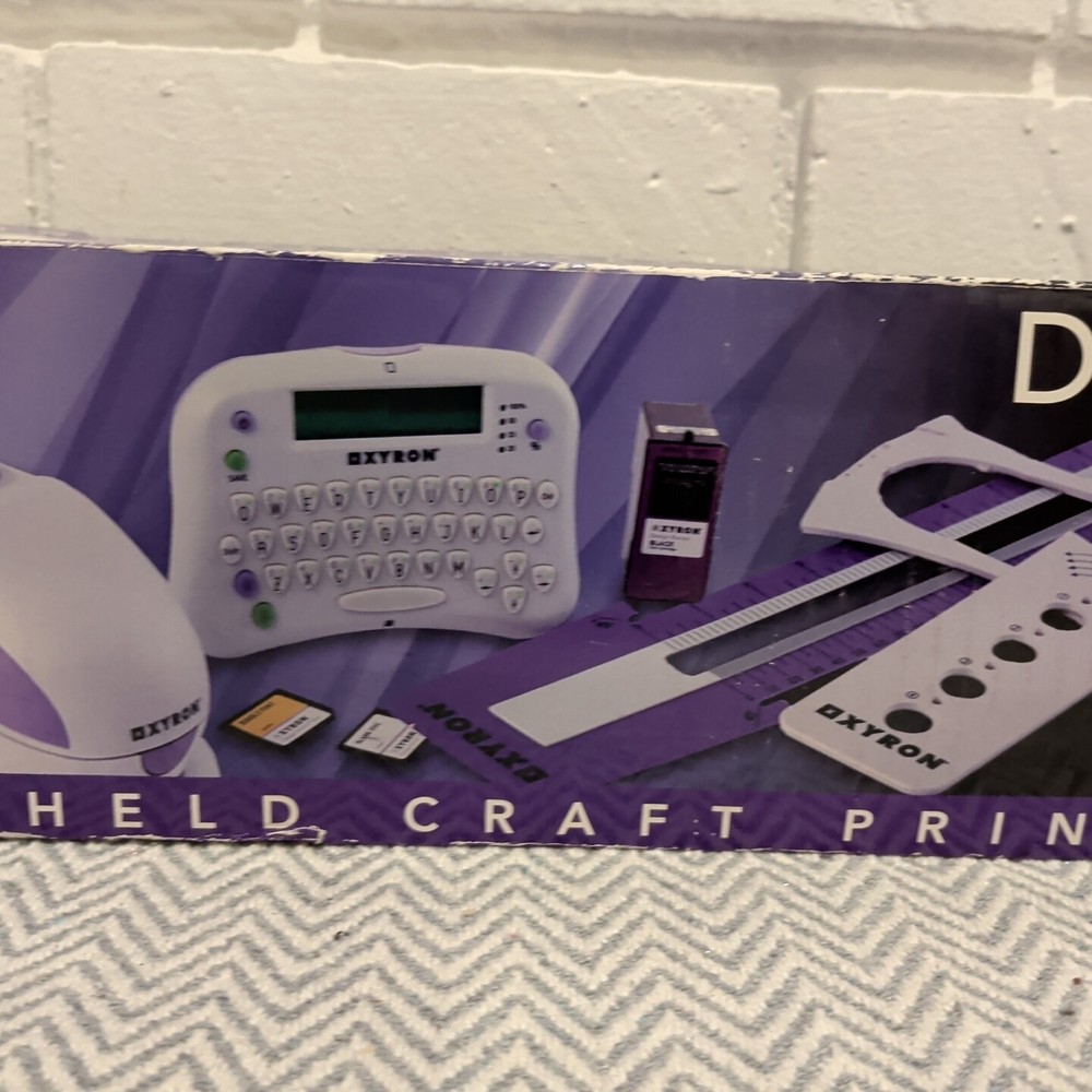 Xyron Design Runner Suite Handheld Craft Printer w/ Accessories