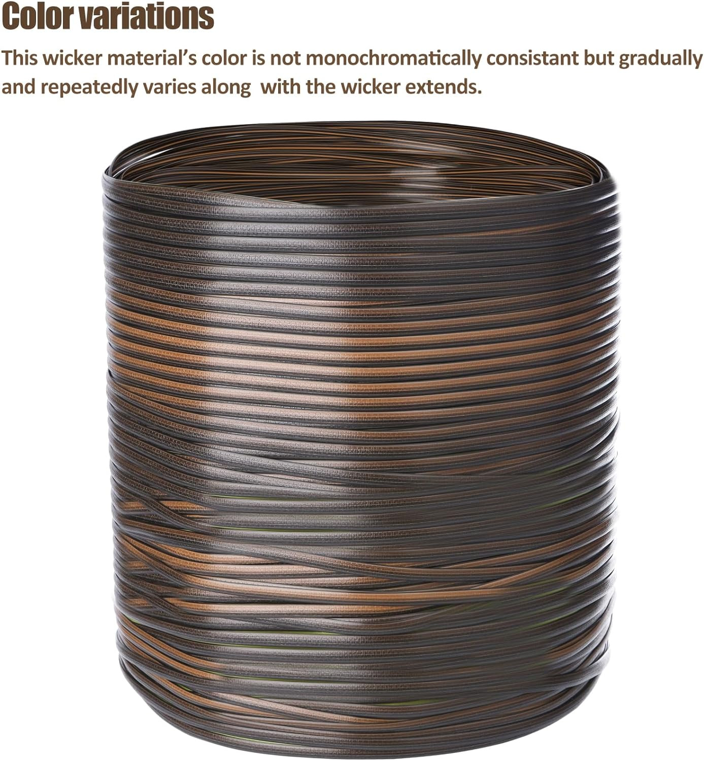 120 Ft Wicker Repair Kit Wicker Supplies Rattan for Patio Chair Repair Flat