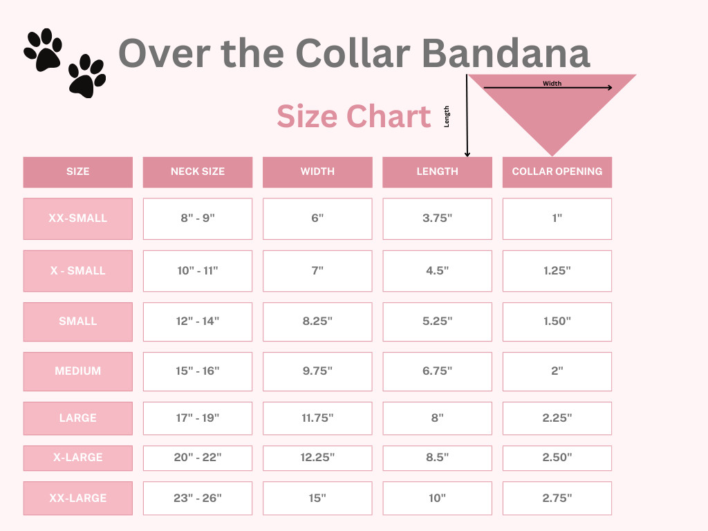 Easter Jelly beans Dog Bandana OVER THE COLLAR Bandanna Slide on Slip Bandanna