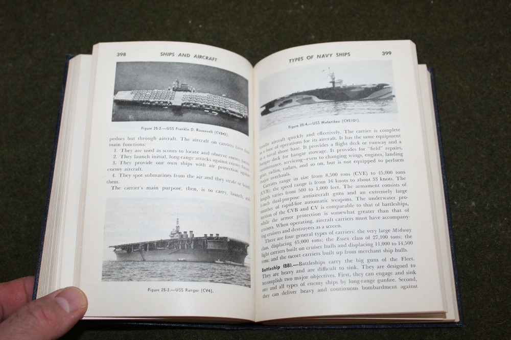 Original Korean War U.S. Navy "The Blue Jackets'' Book, Named & 1950 dated