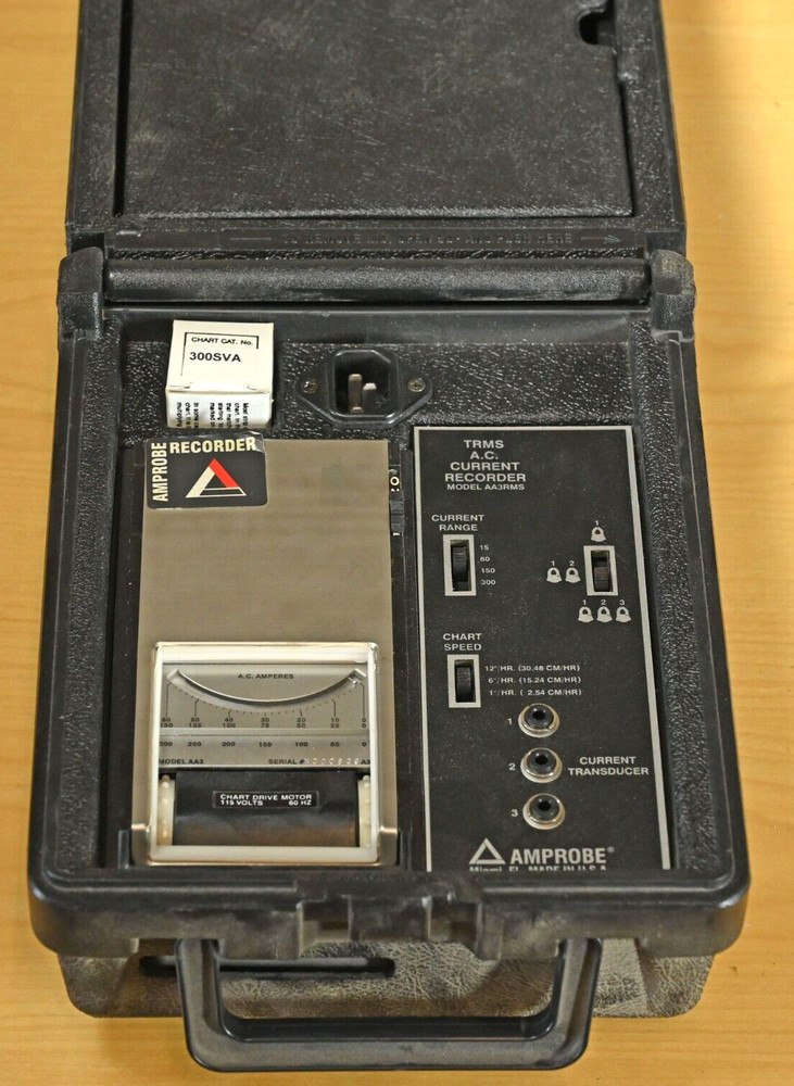 Amprobe AA3RMS Current Recorder - TESTED - WORKING