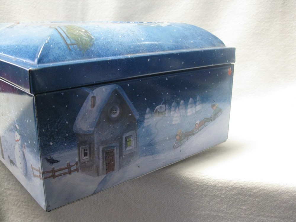 E. Otto Schmidt Christmas Biscuit Cookie Tin