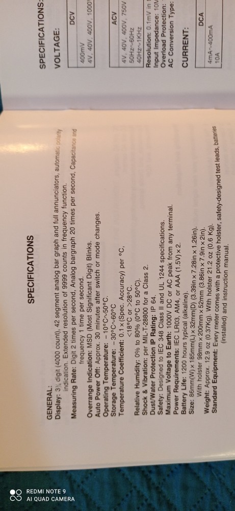 APPA 103 Professional Digital Tester