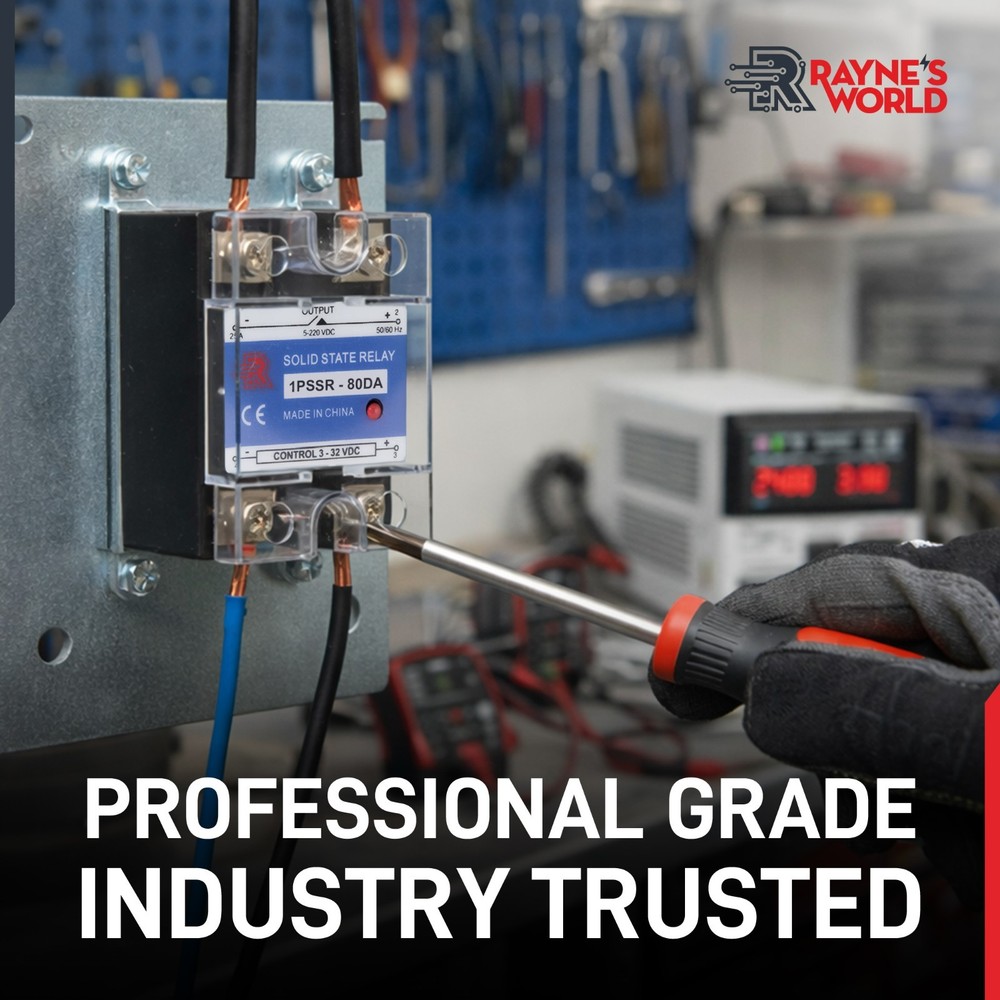 80 Amp DA Solid State Relay Module SSR-DC to AC-3-32VDC Control-24-480VAC Output