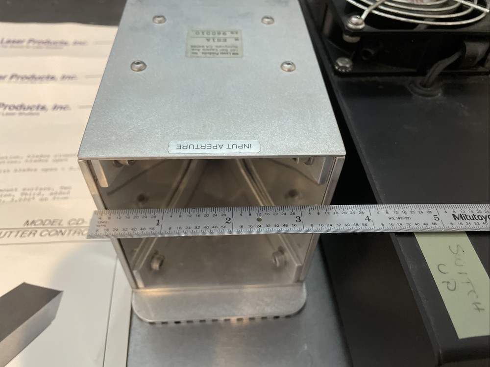 NM Laser Prodcts CD-1100F Shutter Controller w/ Custom Large Shutter