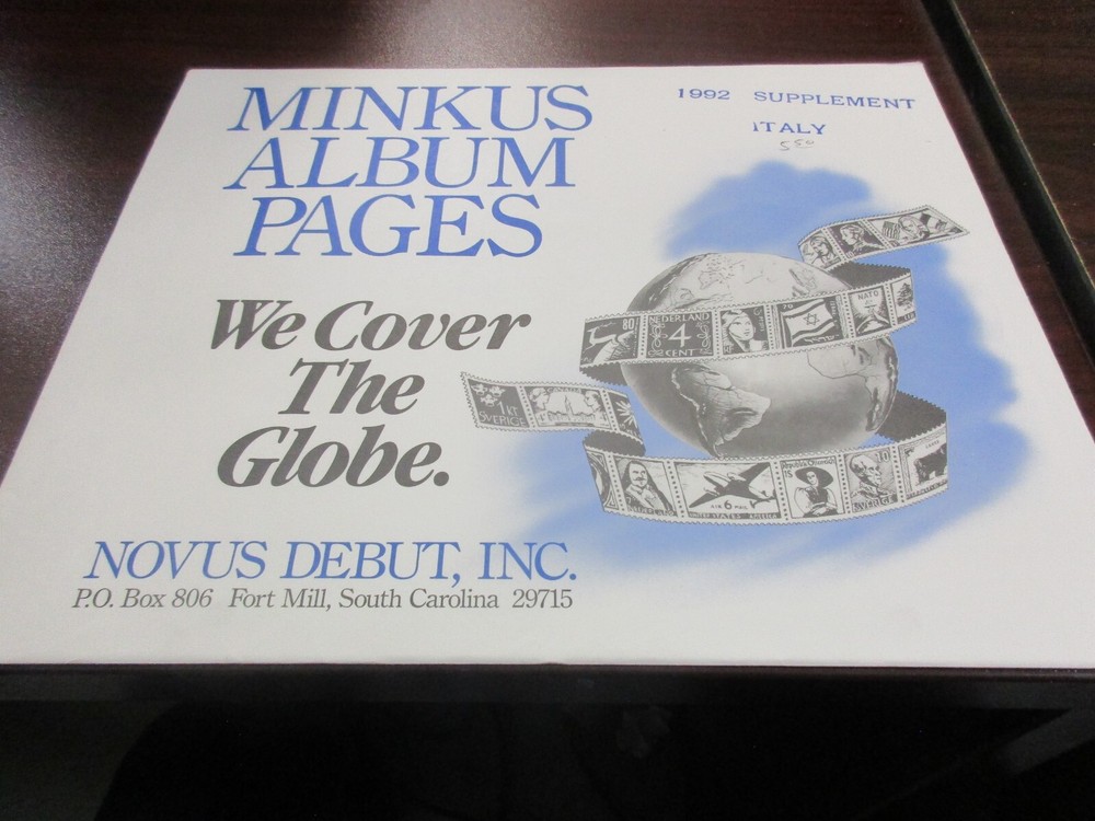 "MINKUS" 1992  SUPPLEMEMENT ITALY       W/FREE SHP.