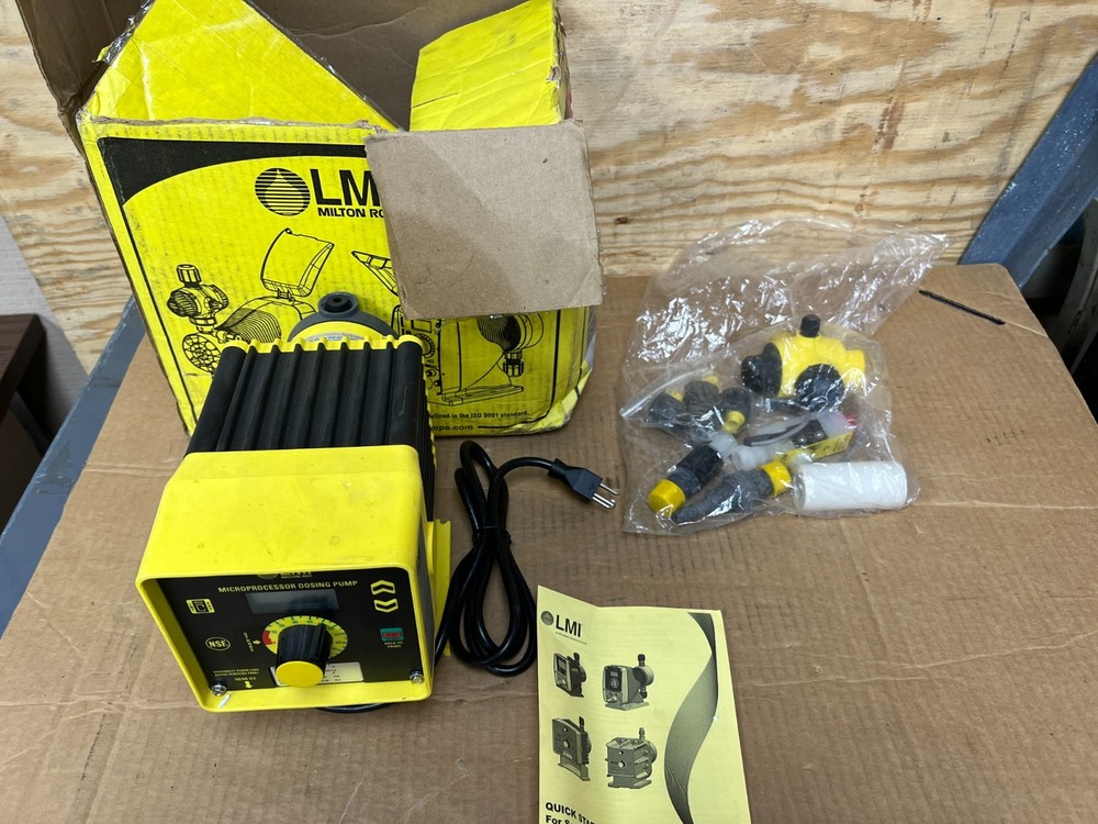 LMI MILTON ROY, B921-398SI, MICROPROCESSOR DOSING PUMP,2.5GPH, NIB! MAKE OFFER!!