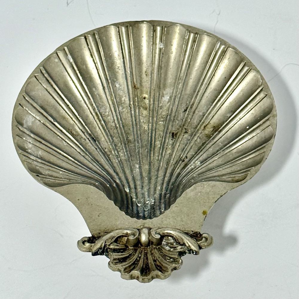 Sheffield England Small Clam Shell Trinket Dish Reproduction 1700 - 1800