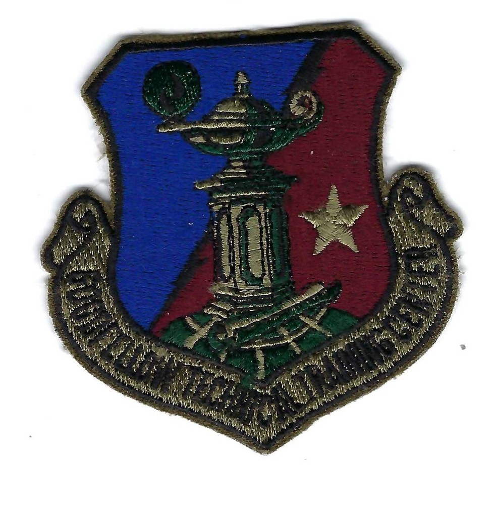 PATCH USAF GOODFELLOW  TECHNICAL TRAINING CENTER  SUBD    M8-12