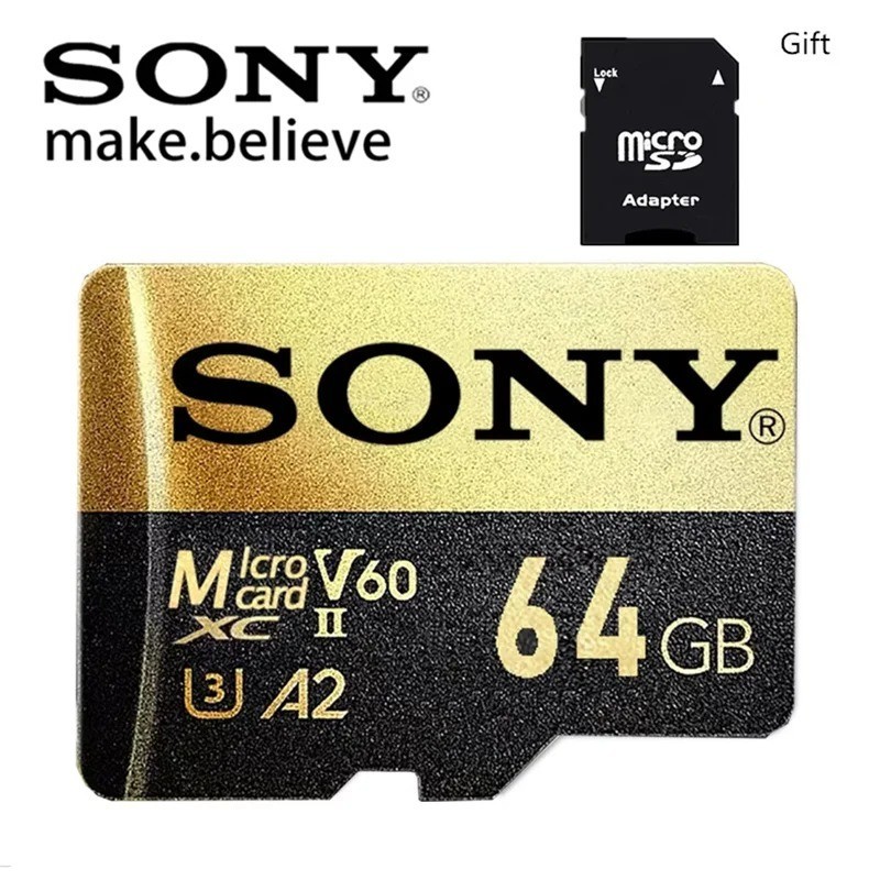SONY Micro SD Card 2TB 512GB 256GB 128GB TF Memory Card Extreme 1TB U3 4K High