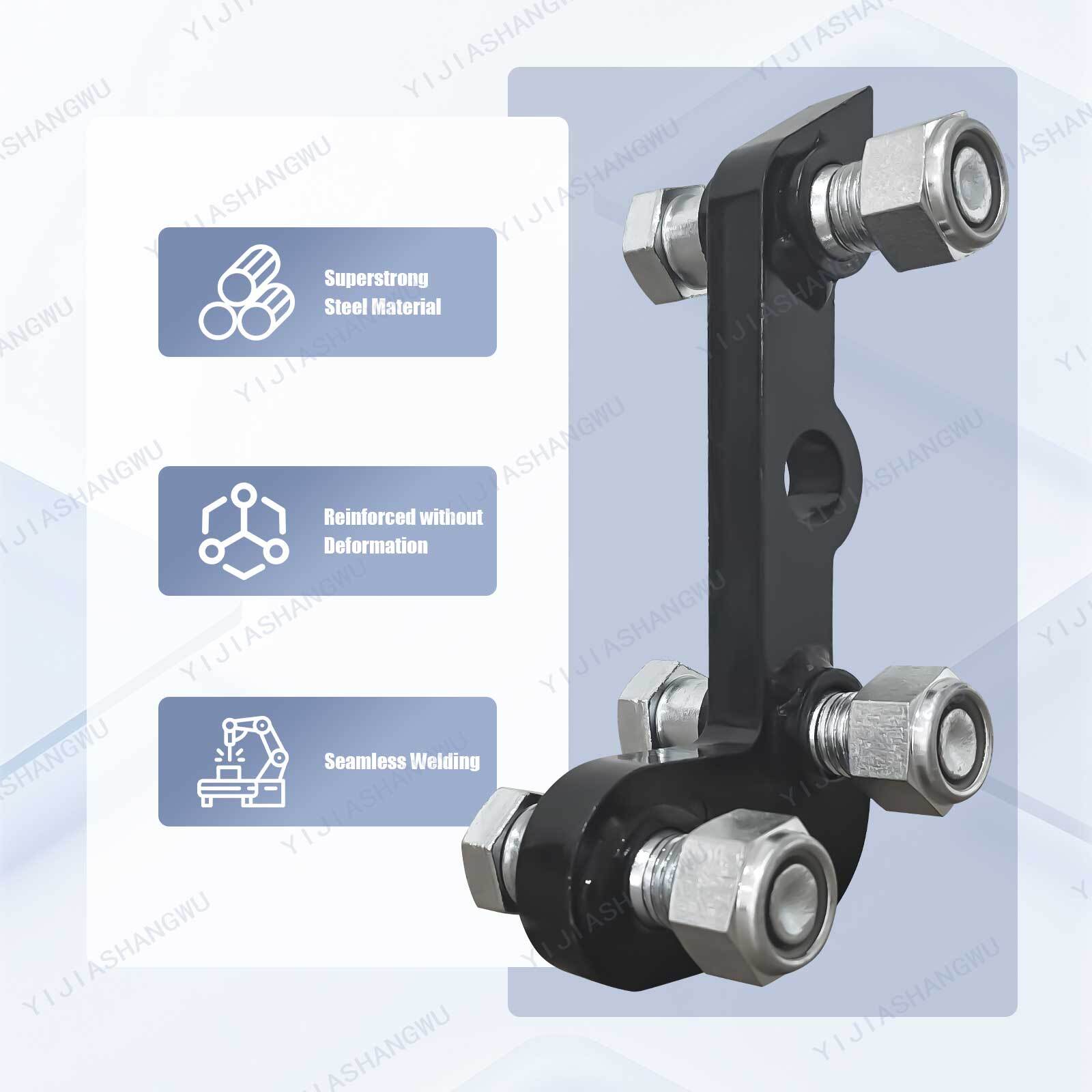 Single L-shaped bracket，FOR Mini Excavator Three Holes Hydraulic Clip Thumb