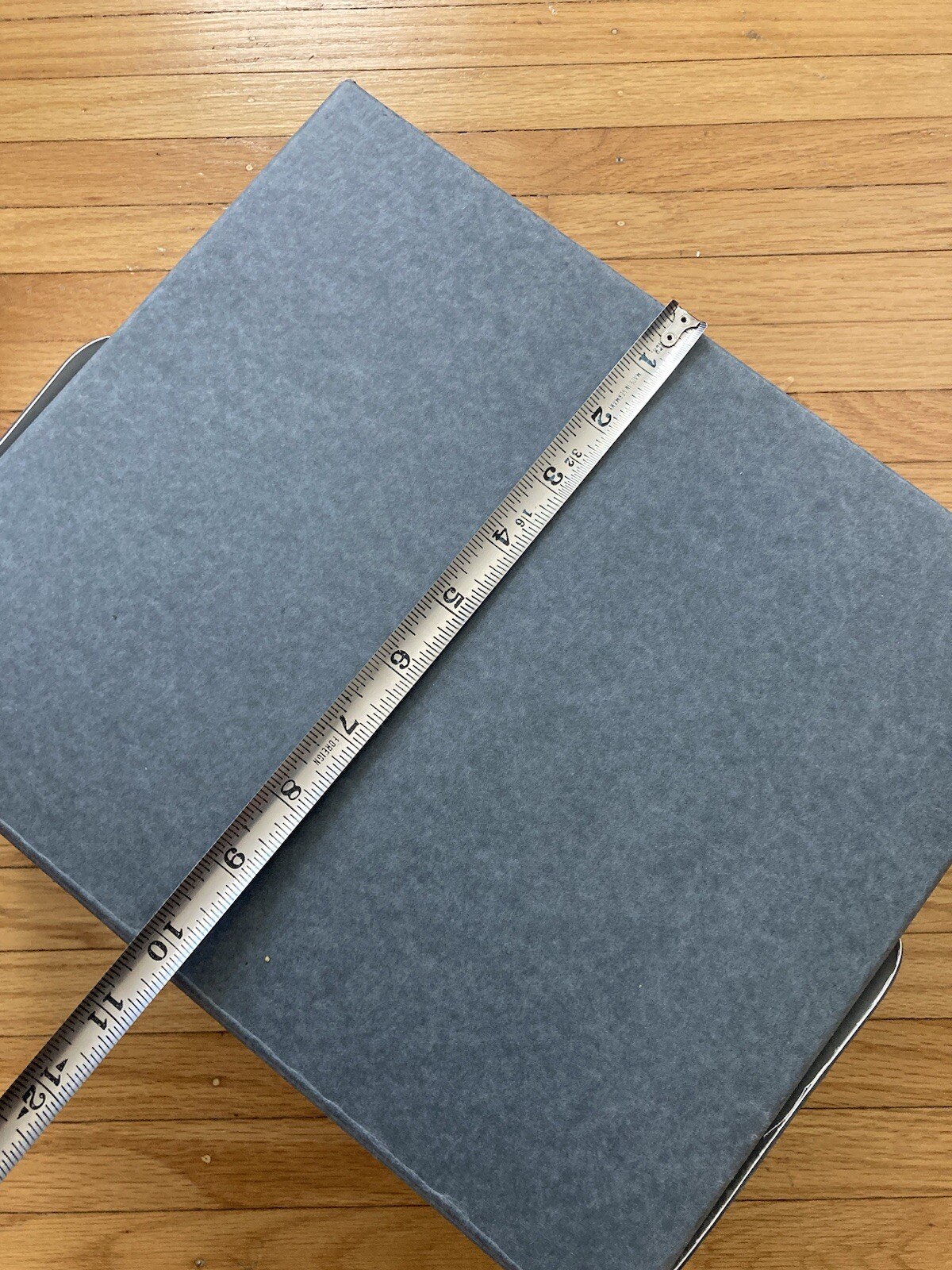 Vtg Archival Folio Storage Box Metal Edge Archival Boxboard Acid-Free 12.5x10x5