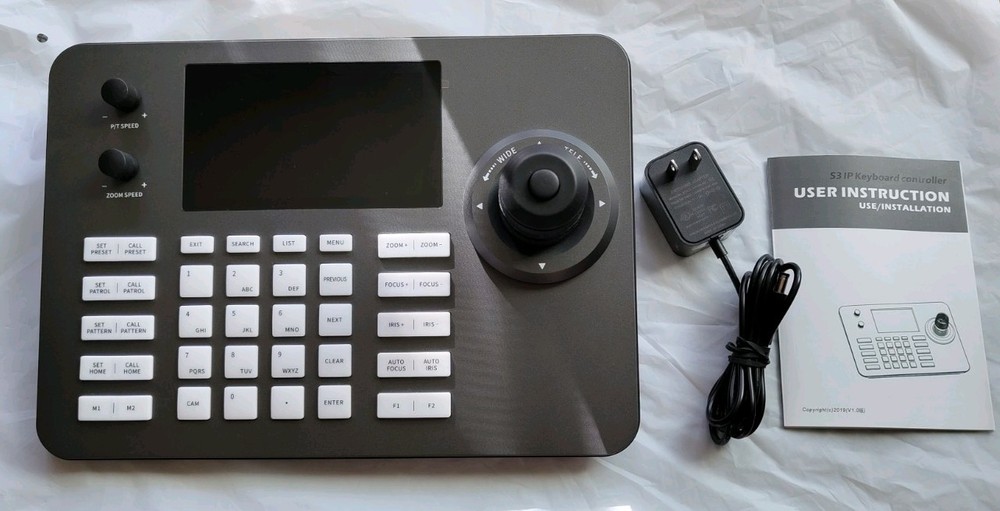 PTZ Controller Camera Controller POE Network 4D Joystick Decoding Keyboard
