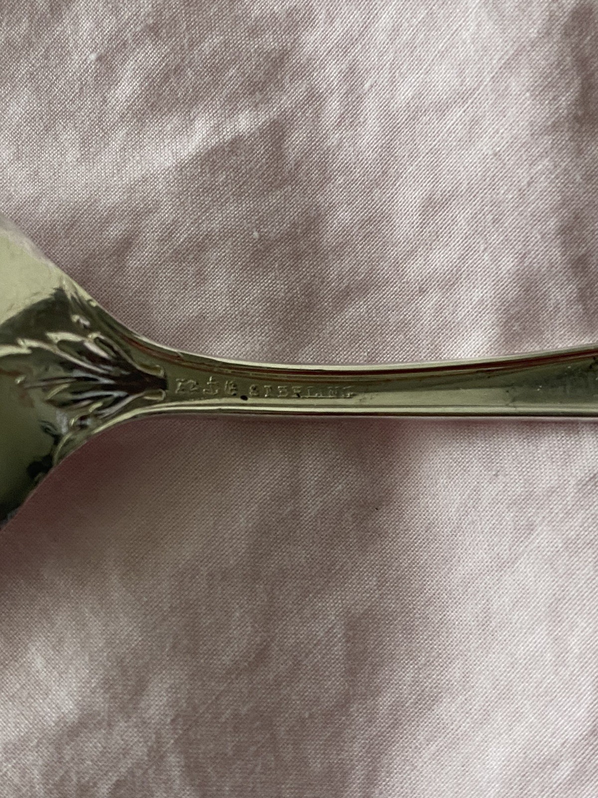 Antique Gorham Oxford Sterling Silver Teaspoon Engraved “Mother” c1950s