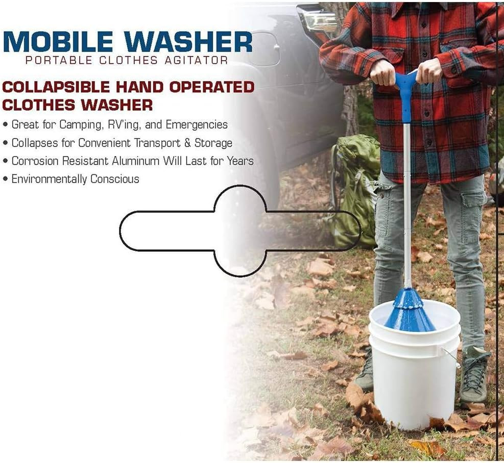 Mobile Washer Portable Clothes Agitator