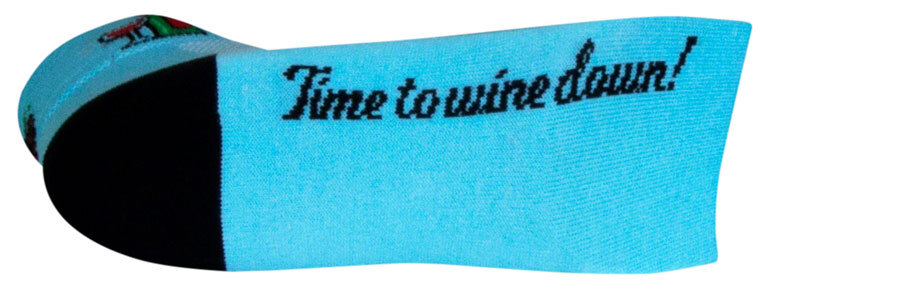 SockGuy Classic Wine Down Socks - 2 inch, Blue, Small/Medium