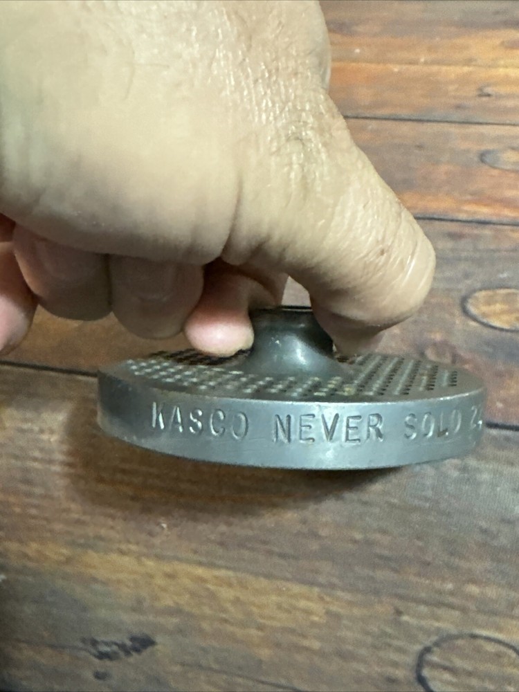 KASCO NEVER SOLD Meat Grinder Plate 2248