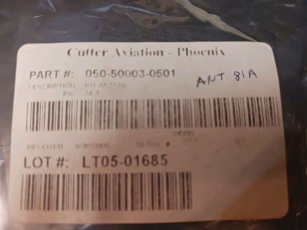 ANT 81A Install Kit Bendix P/N 050-50003-0501