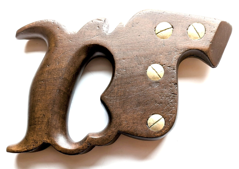 Restored Disston Wheat Pattern Hand Saw Handle 1896-1917