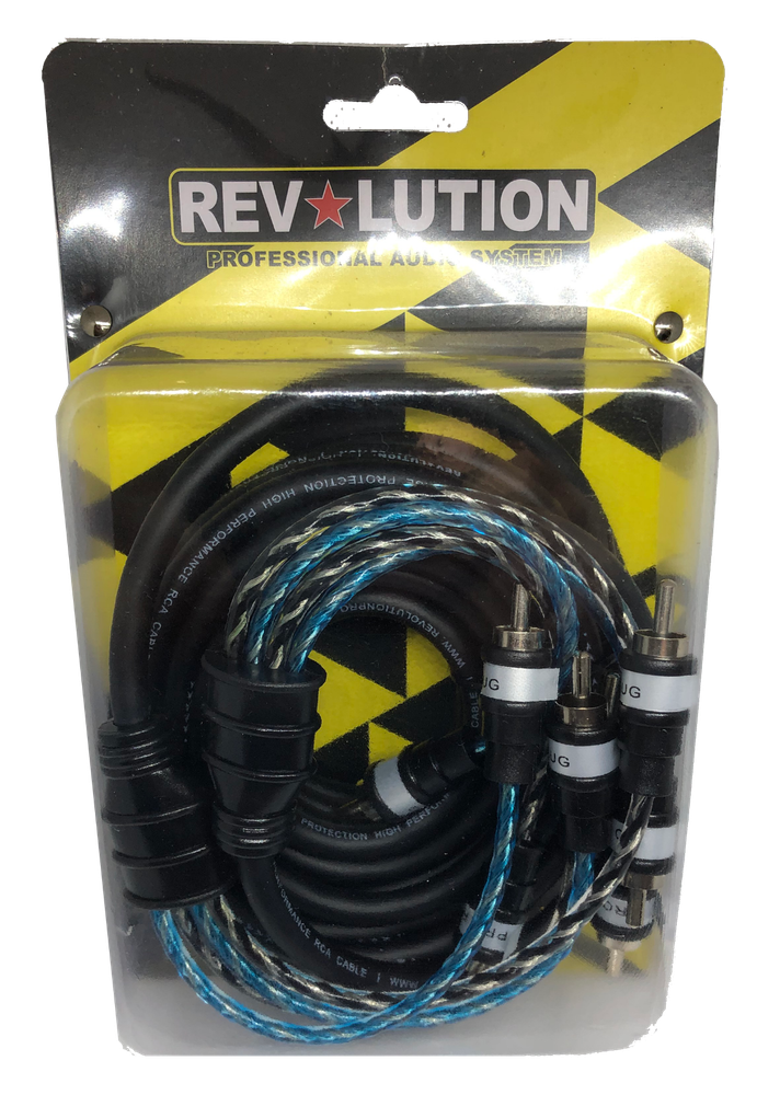 Audio RCA Interconnect Cable 4 Channels 17ft
