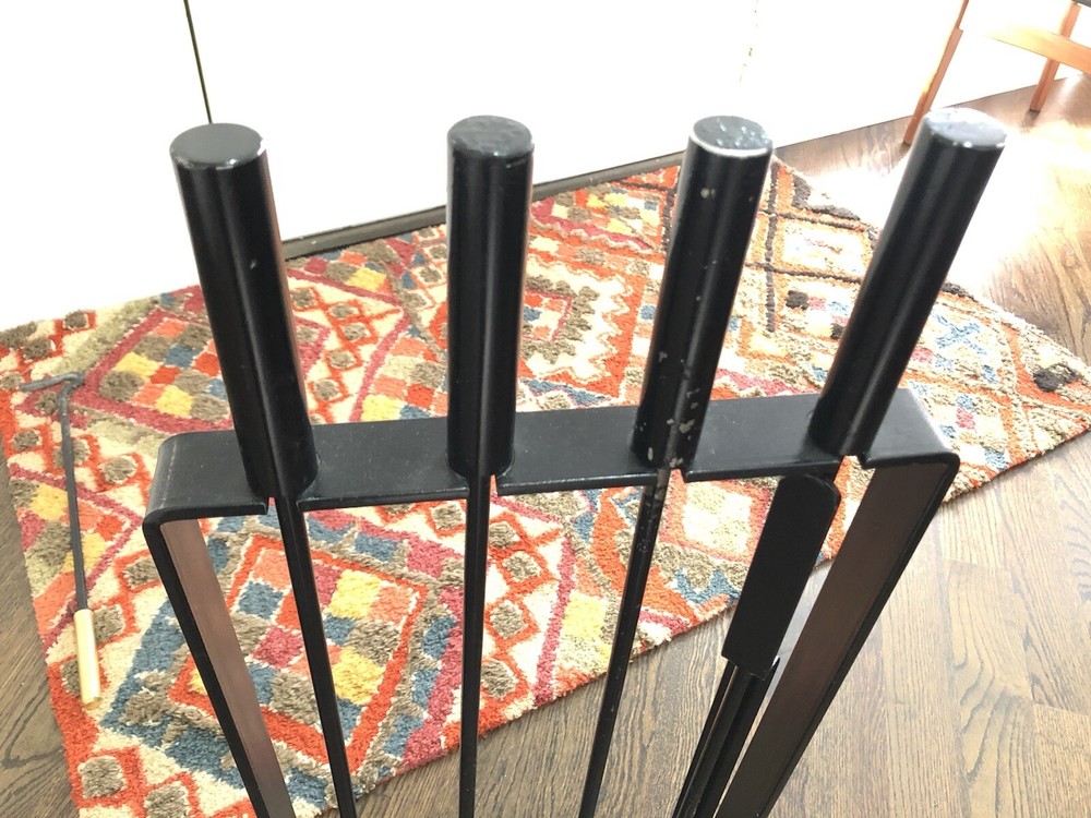 Mid Century Modern Fire Tools Set George Nelson Era