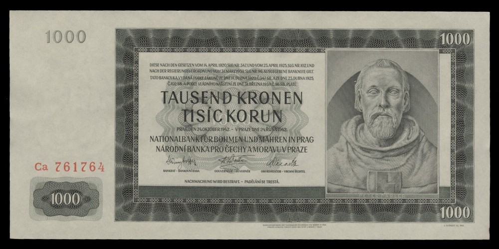 Bohemia + Moravia P7a, Banknote