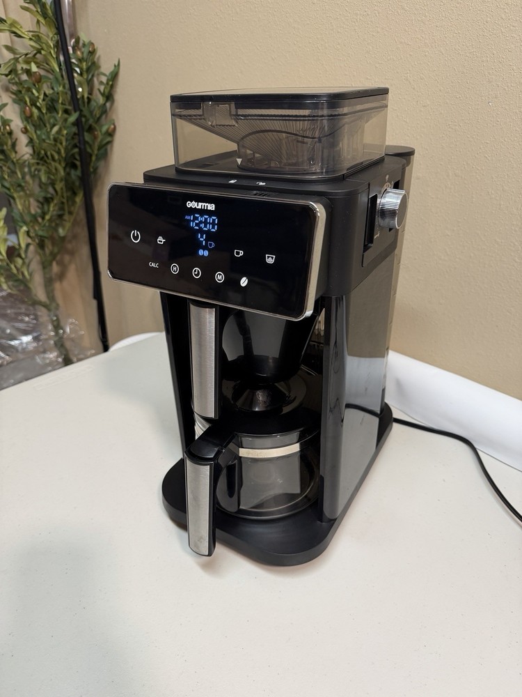 10-Cup Grind & Brew Coffee Maker – Built-in Adjustable Grinder, Programmable