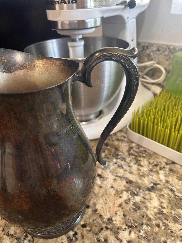 Roger Brothers Silver Plated Pitcher with Ice Lip