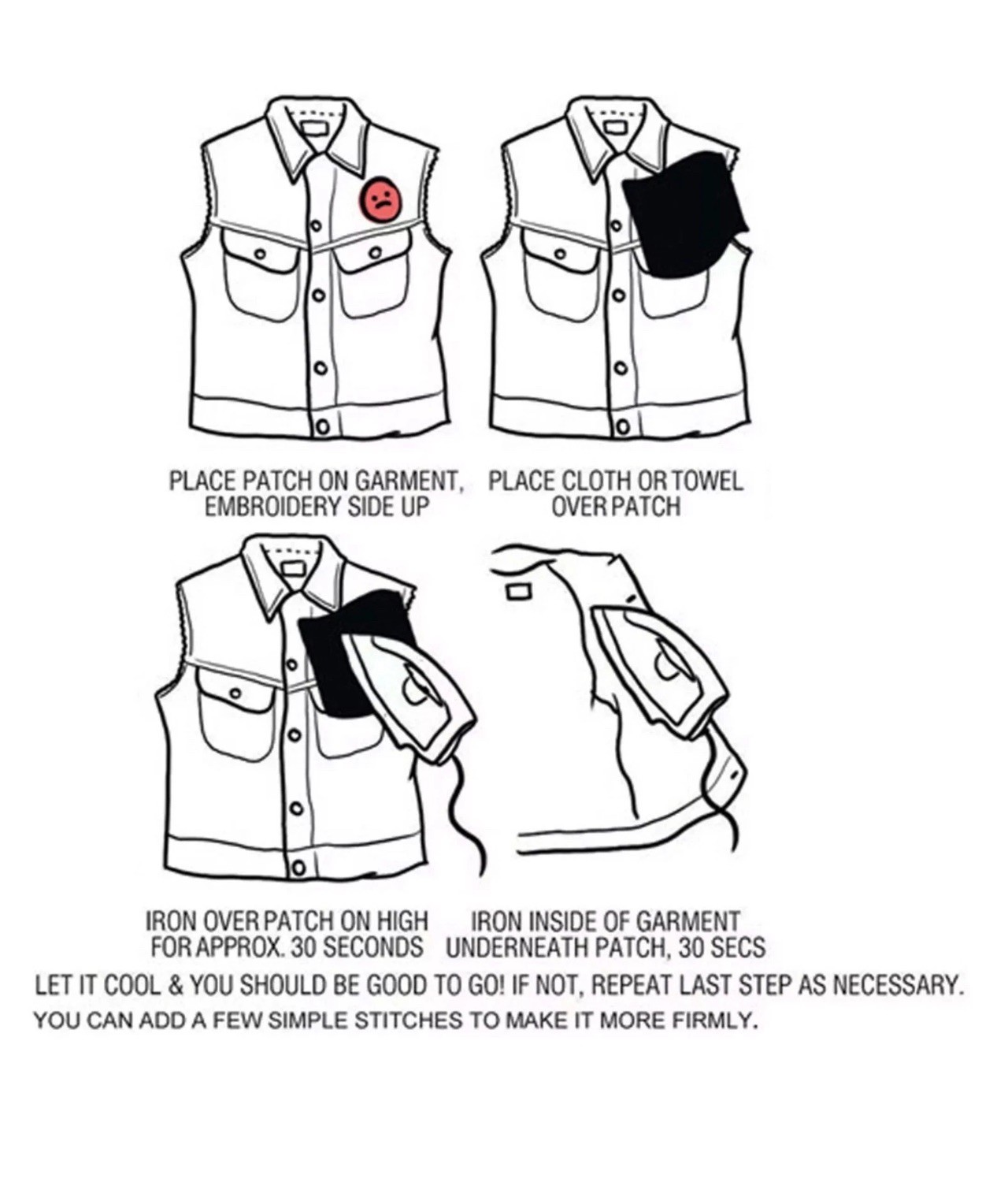 Lacoste Alligator Patches | Embroidered Logo – Iron/Sew On | 2-Pack