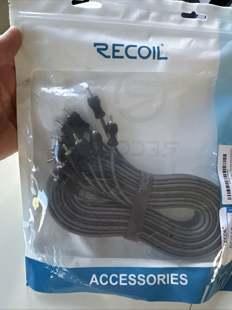 Recoil 6 Channel Rca 12 Ft Cable