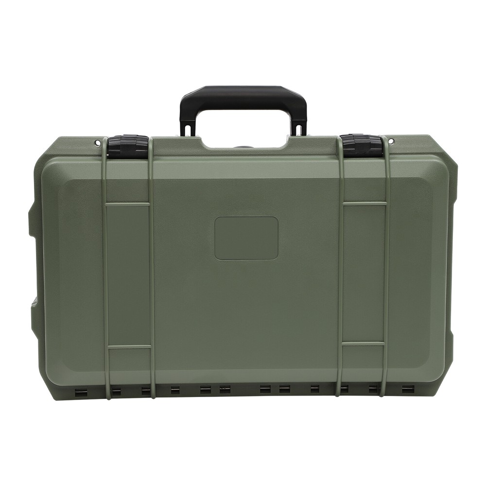 22" Camera Hard Case Protective Roller Camera Carrying Case Waterproof W/ Foams