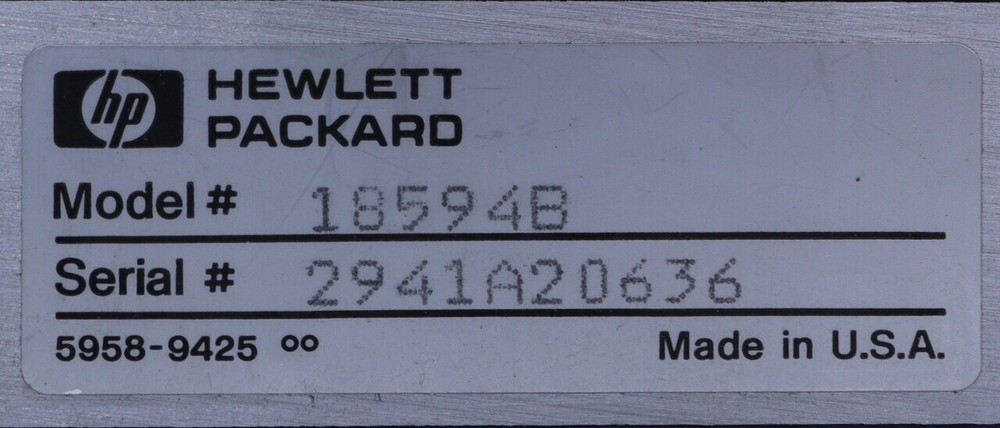 HEWLETT PACKARD HP 7673 18594B AUTOSAMPLER CONTROLLER